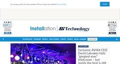 Desktop Screenshot of installation-international.com